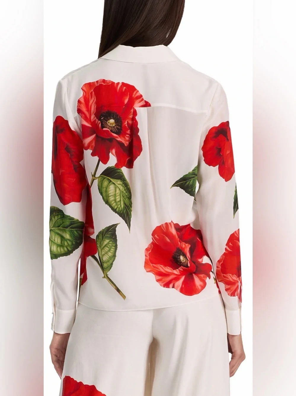 Alice + Olivia Willa Silk Top - Picture 3 of 6